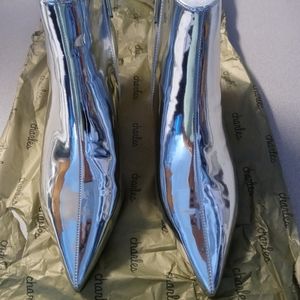 Charles by Charles David silver booties
